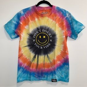 Electric Family “Don’t Doubt Your Vibe” Tie Dye T-Shirt Size Small